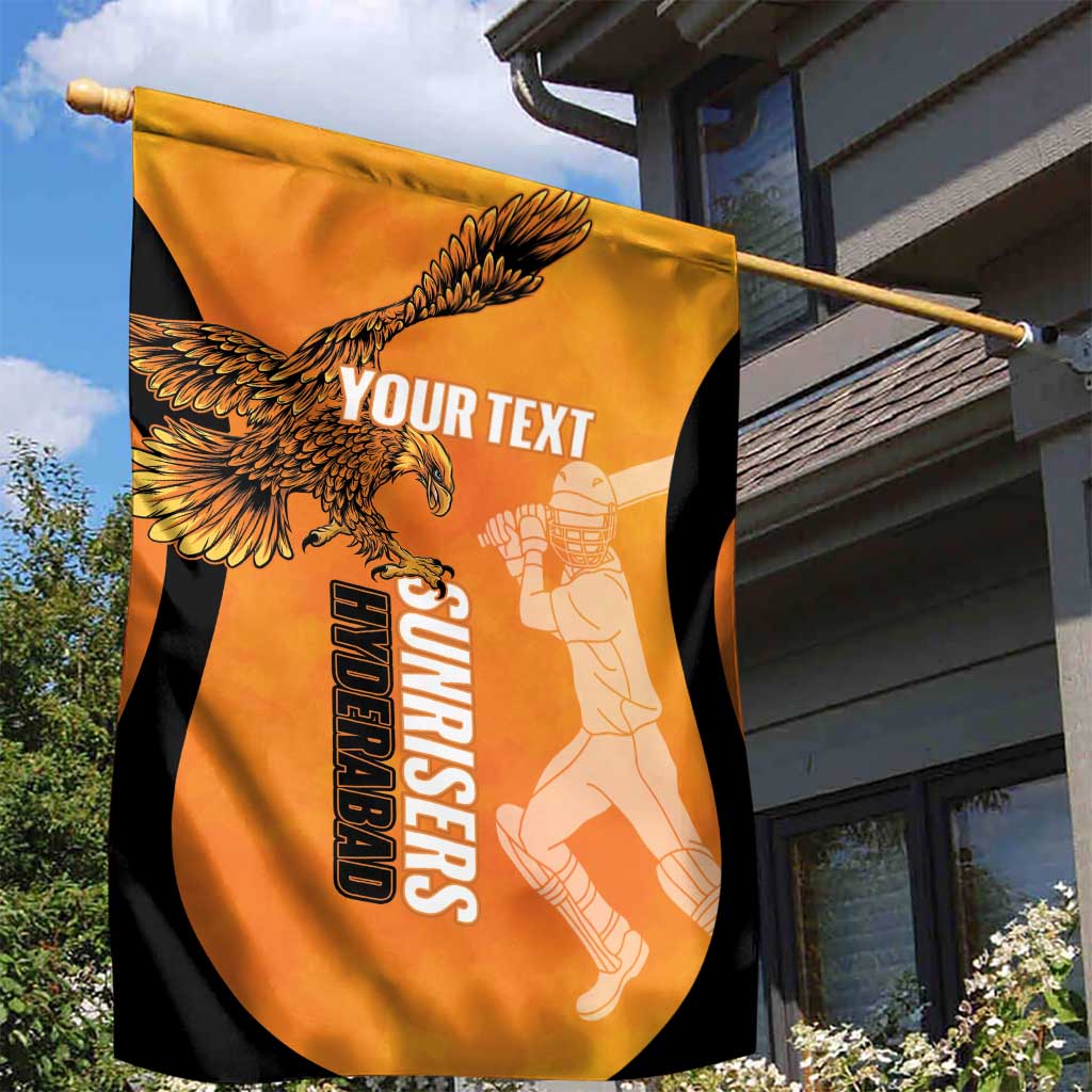 Custom Hyderabad India Cricket Garden Flag Go Sunrisers Eagle