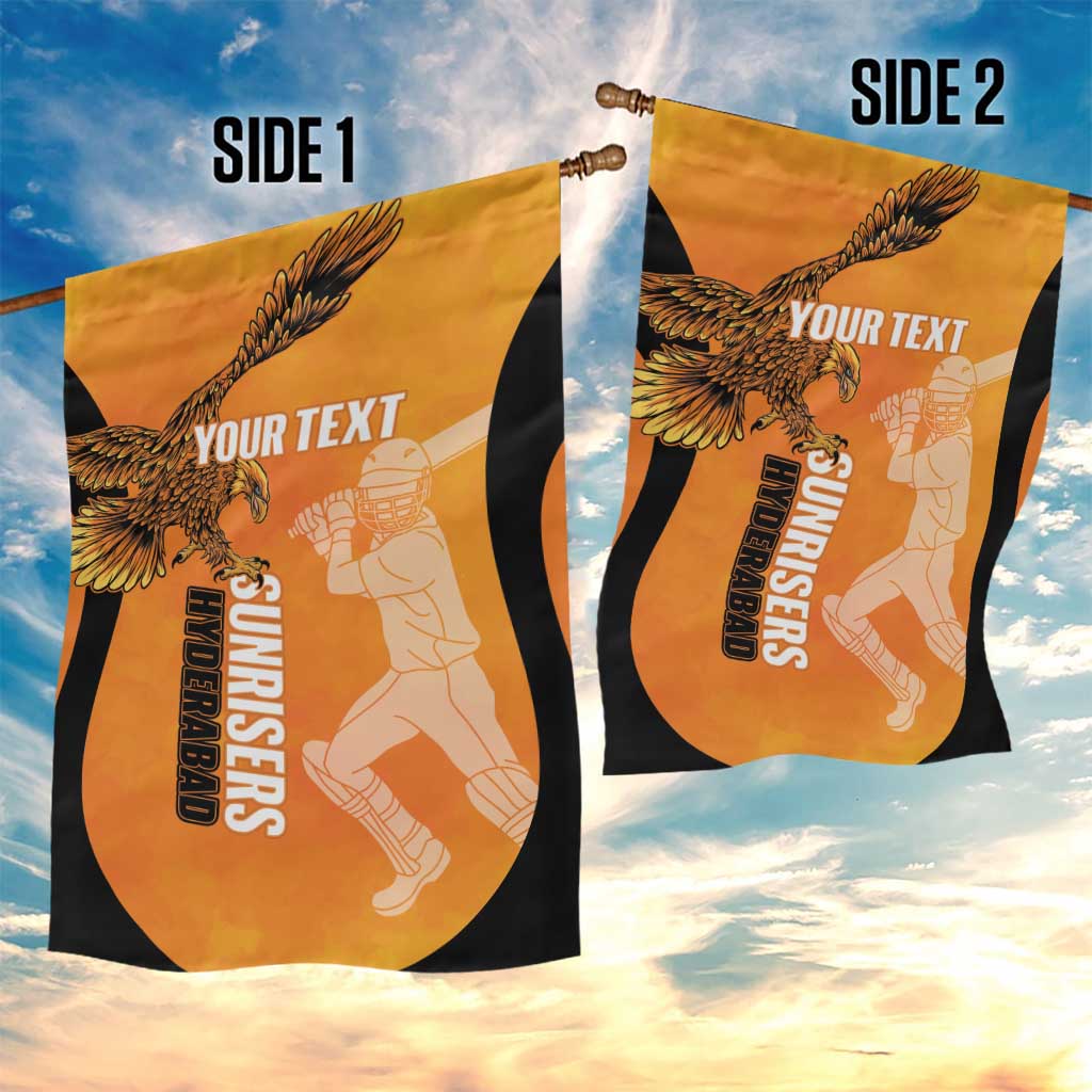 Custom Hyderabad India Cricket Garden Flag Go Sunrisers Eagle