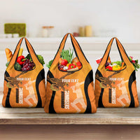 Custom Hyderabad India Cricket Grocery Bag Go Sunrisers Eagle