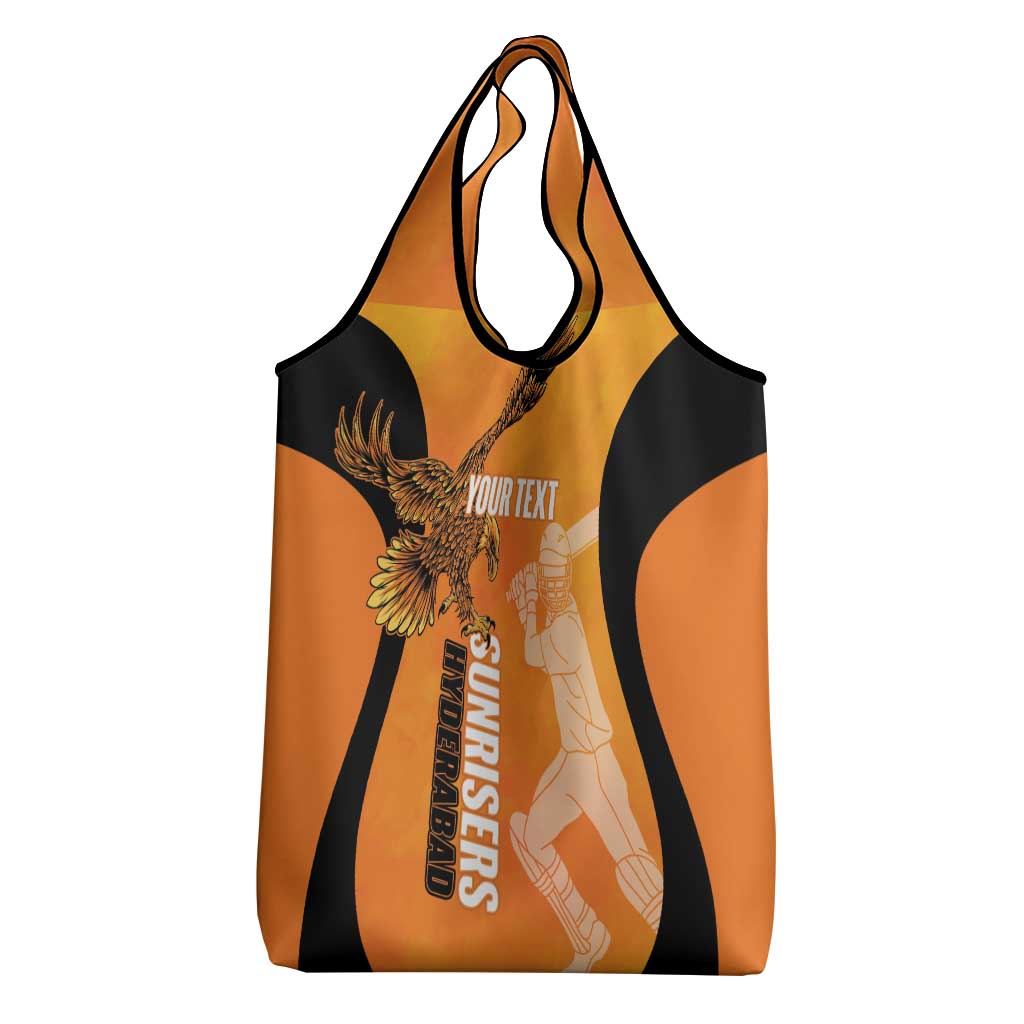 Custom Hyderabad India Cricket Grocery Bag Go Sunrisers Eagle