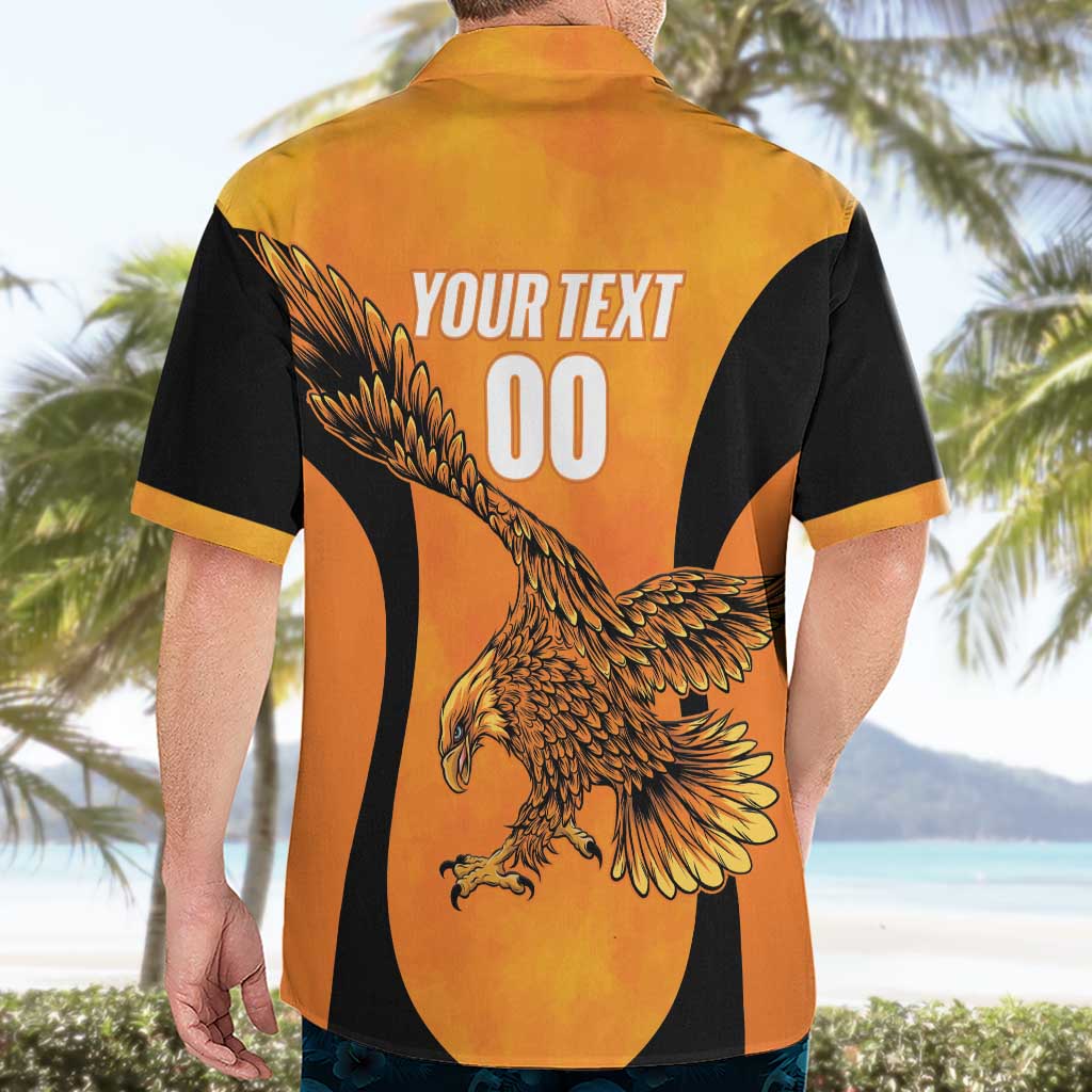 Custom Hyderabad India Cricket Hawaiian Shirt Go Sunrisers Eagle