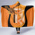 Custom Hyderabad India Cricket Hooded Blanket Go Sunrisers Eagle