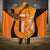 Custom Hyderabad India Cricket Hooded Blanket Go Sunrisers Eagle