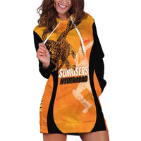 Custom Hyderabad India Cricket Hoodie Dress Go Sunrisers Eagle