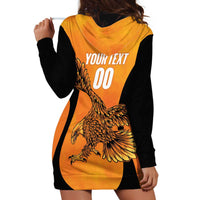 Custom Hyderabad India Cricket Hoodie Dress Go Sunrisers Eagle