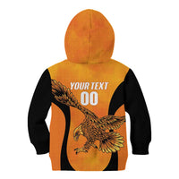 Custom Hyderabad India Cricket Kid Hoodie Go Sunrisers Eagle