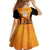Custom Hyderabad India Cricket Kid Short Sleeve Dress Go Sunrisers Eagle