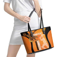 Custom Hyderabad India Cricket Leather Tote Bag Go Sunrisers Eagle