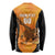 Custom Hyderabad India Cricket Long Sleeve Shirt Go Sunrisers Eagle