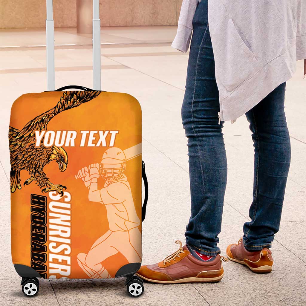 Custom Hyderabad India Cricket Luggage Cover Go Sunrisers Eagle