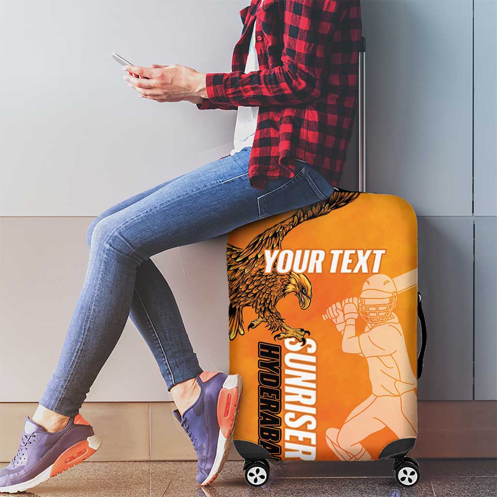 Custom Hyderabad India Cricket Luggage Cover Go Sunrisers Eagle