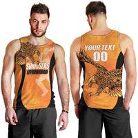 Custom Hyderabad India Cricket Men Tank Top Go Sunrisers Eagle