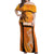 Custom Hyderabad India Cricket Off Shoulder Maxi Dress Go Sunrisers Eagle
