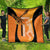 Custom Hyderabad India Cricket Quilt Go Sunrisers Eagle