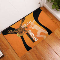 Custom Hyderabad India Cricket Rubber Doormat Go Sunrisers Eagle