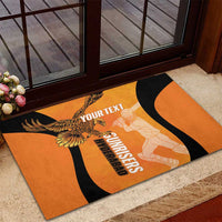 Custom Hyderabad India Cricket Rubber Doormat Go Sunrisers Eagle