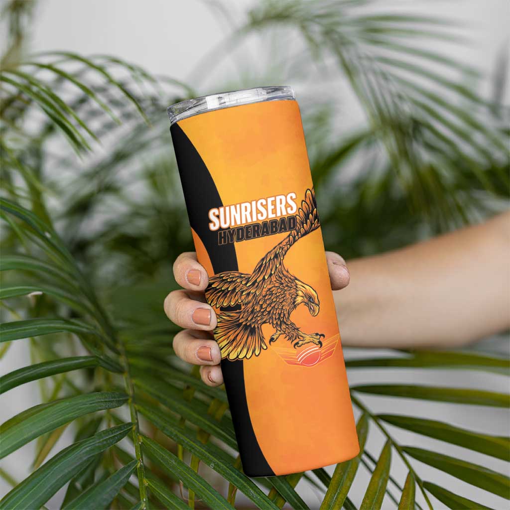 Custom Hyderabad India Cricket Skinny Tumbler Go Sunrisers Eagle
