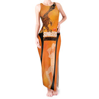 Custom Hyderabad India Cricket Tank Maxi Dress Go Sunrisers Eagle