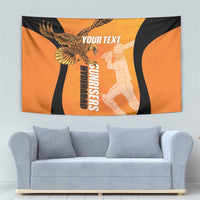 Custom Hyderabad India Cricket Tapestry Go Sunrisers Eagle