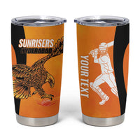 Custom Hyderabad India Cricket Tumbler Cup Go Sunrisers Eagle