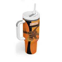 Custom Hyderabad India Cricket Tumbler With Handle Go Sunrisers Eagle