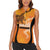 Custom Hyderabad India Cricket Women Sleeveless Polo Shirt Go Sunrisers Eagle