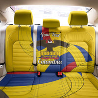Personalised Colombia Independence Day Back Car Seat Cover 1810 Libertad y Orden