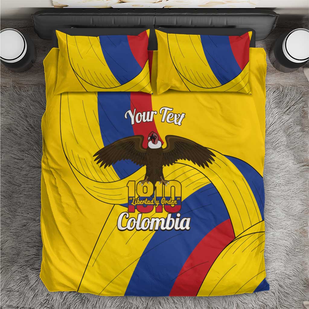 Personalised Colombia Independence Day Bedding Set 1810 Libertad y Orden