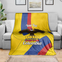 Personalised Colombia Independence Day Blanket 1810 Libertad y Orden