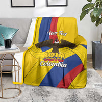 Personalised Colombia Independence Day Blanket 1810 Libertad y Orden
