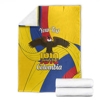 Personalised Colombia Independence Day Blanket 1810 Libertad y Orden