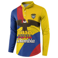 Personalised Colombia Independence Day Button Sweatshirt 1810 Libertad y Orden