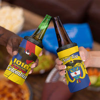 Personalised Colombia Independence Day 4 in 1 Can Cooler Tumbler 1810 Libertad y Orden