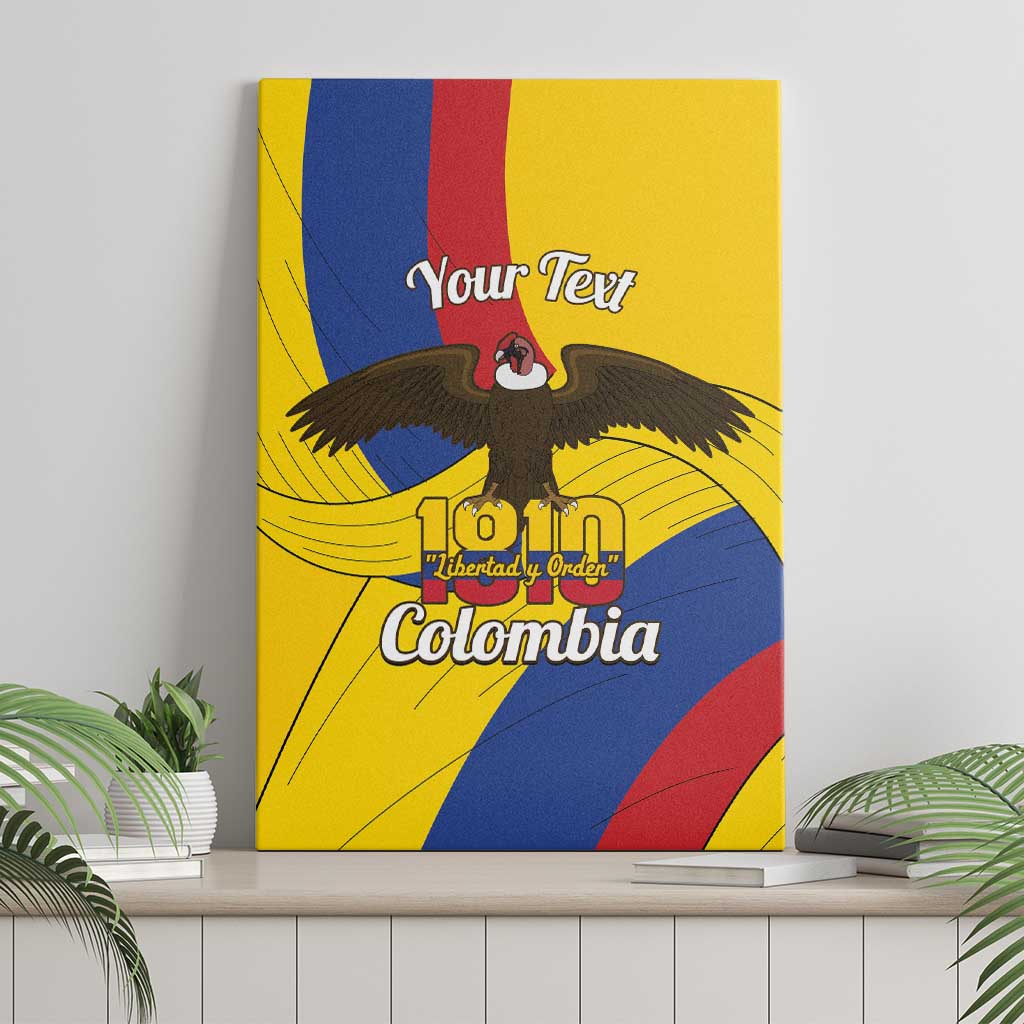 Personalised Colombia Independence Day Canvas Wall Art 1810 Libertad y Orden
