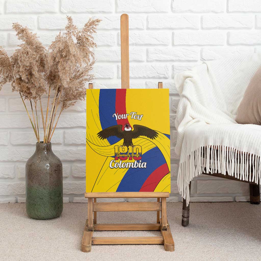 Personalised Colombia Independence Day Canvas Wall Art 1810 Libertad y Orden