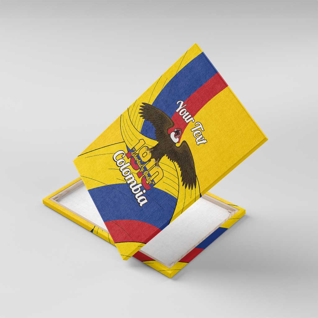 Personalised Colombia Independence Day Canvas Wall Art 1810 Libertad y Orden