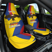 Personalised Colombia Independence Day Car Seat Cover 1810 Libertad y Orden