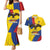 Personalised Colombia Independence Day Couples Matching Mermaid Dress and Hawaiian Shirt 1810 Libertad y Orden