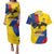 Personalised Colombia Independence Day Couples Matching Puletasi and Hawaiian Shirt 1810 Libertad y Orden
