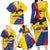 Personalised Colombia Independence Day Family Matching Long Sleeve Bodycon Dress and Hawaiian Shirt 1810 Libertad y Orden