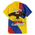 Personalised Colombia Independence Day Family Matching Off Shoulder Short Dress and Hawaiian Shirt 1810 Libertad y Orden