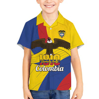 Personalised Colombia Independence Day Family Matching Puletasi and Hawaiian Shirt 1810 Libertad y Orden