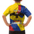 Personalised Colombia Independence Day Family Matching Short Sleeve Bodycon Dress and Hawaiian Shirt 1810 Libertad y Orden