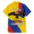 Personalised Colombia Independence Day Family Matching Short Sleeve Bodycon Dress and Hawaiian Shirt 1810 Libertad y Orden