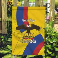 Personalised Colombia Independence Day Garden Flag 1810 Libertad y Orden