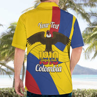 Personalised Colombia Independence Day Hawaiian Shirt 1810 Libertad y Orden