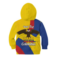 Personalised Colombia Independence Day Kid Hoodie 1810 Libertad y Orden