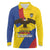 Personalised Colombia Independence Day Long Sleeve Polo Shirt 1810 Libertad y Orden