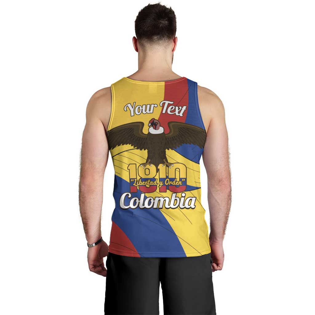 Personalised Colombia Independence Day Men Tank Top 1810 Libertad y Orden