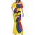 Personalised Colombia Independence Day Mermaid Dress 1810 Libertad y Orden